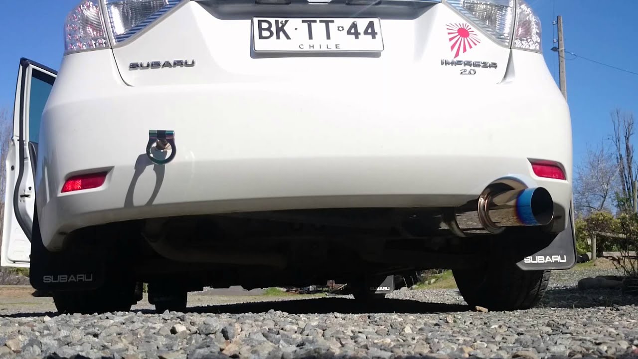Subaru impreza 2.0 2008 con muffler hks hi-power j