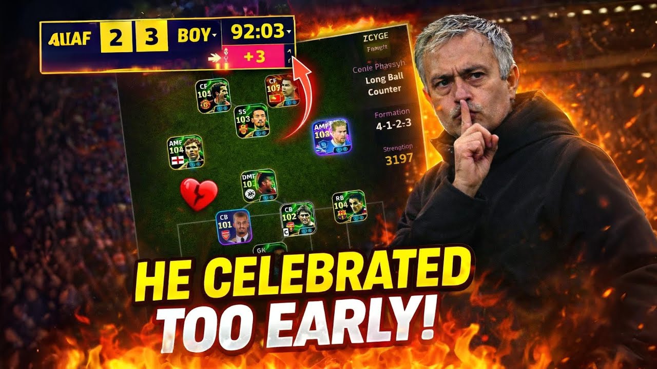 HE CELEBRATED TOO EARLY 😭🔥 | REMONTADA IN eFOOTBALL