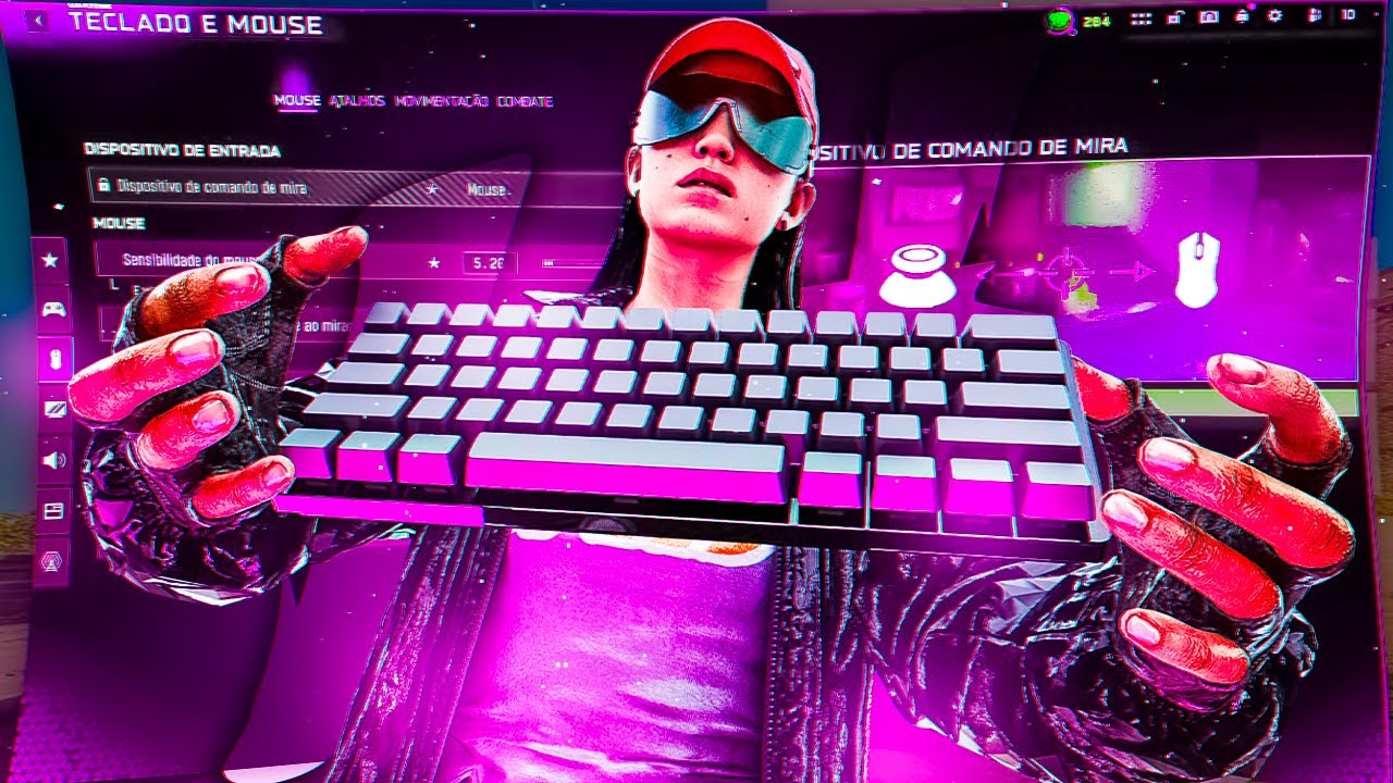 AS MELHORES CONFIGURAÇÕES DE MOUSE E TECLADO NO WARZONE!!!