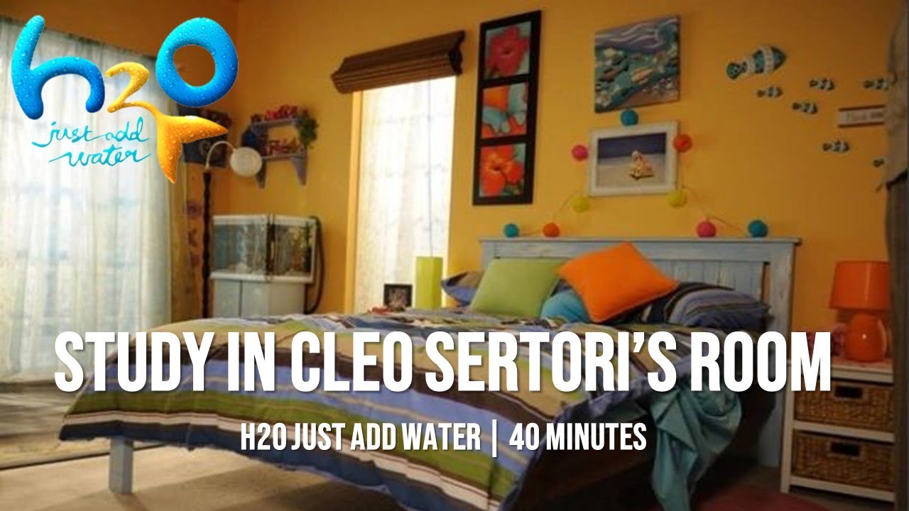 Study in Cleo Sertori's Room 40' | H2O Just Add Water | ASMR and Dialogues 🏝️🐠