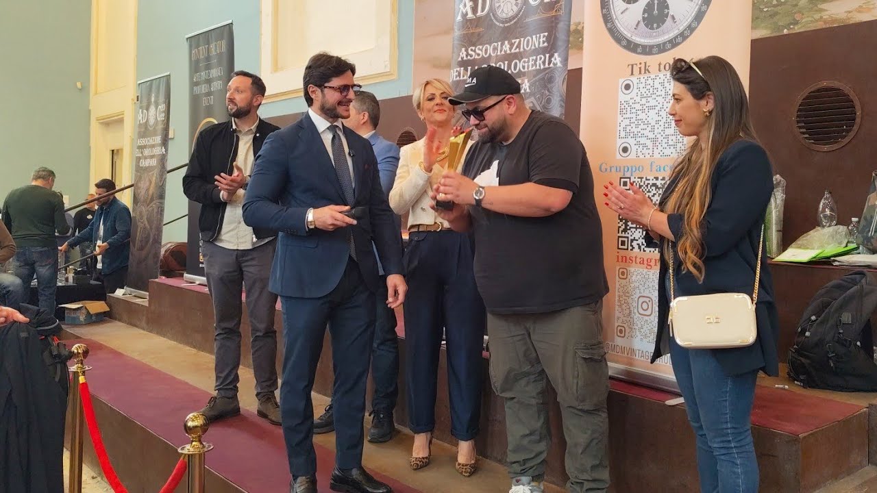FIERA DELL'OROLOGERIA CAMPANA 2025 OROLOGI,PREMIAZIONI E...