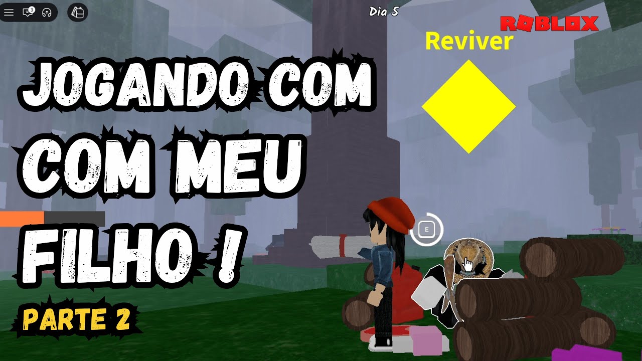 Sobrevivendo com meu filho no 99 Noites | Roblox – Parte 2