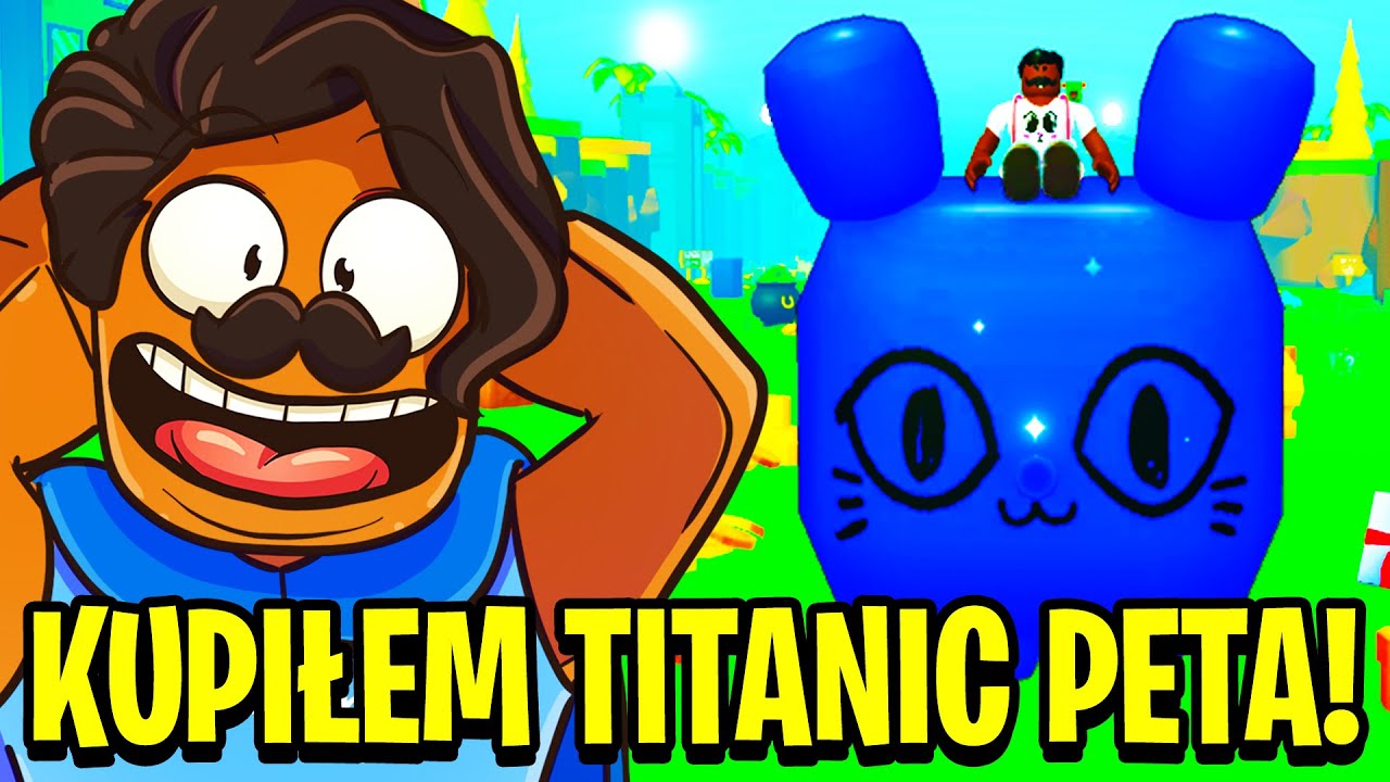 KUPIŁEM PIERWSZEGO TITANIC PET w Pet Simulator X * TITANIC BLUE BALLOON CAT *