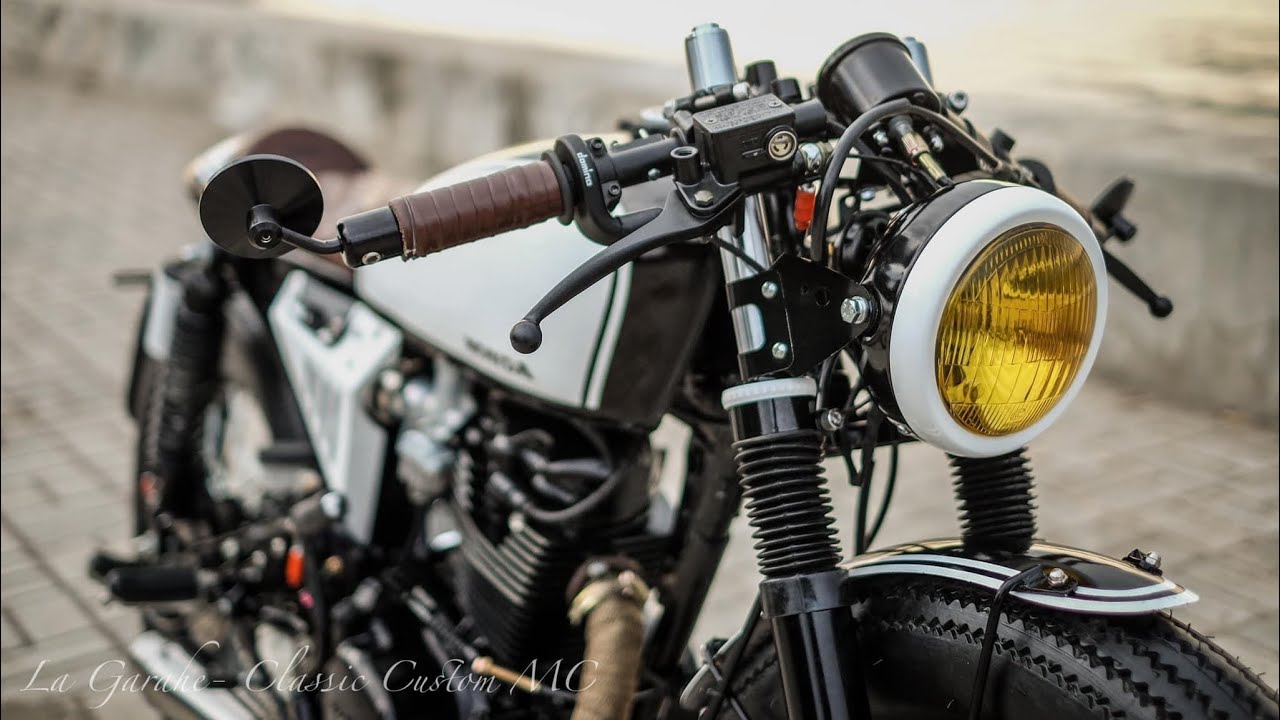 HONDA TMX 155 CDI Cafe racer built by Classic Custom MC Garage