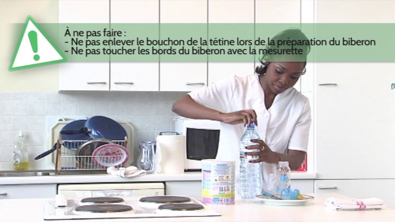ADVF. Préparation aux CCP 1, 2, 3. Vidéo N° 31 Préparer le biberon