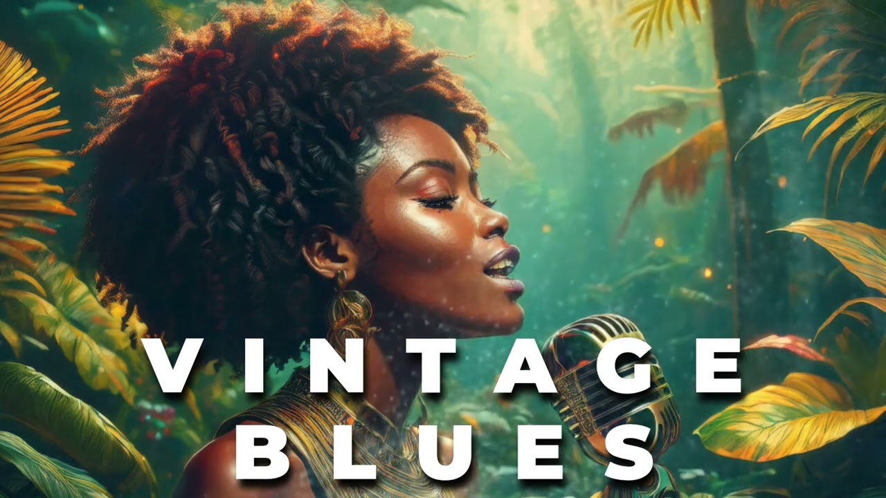 #198 Vintage Blues Music [🎙Raw Soulful Vocals ] Relaxing Night Escape l Retro Classics Style
