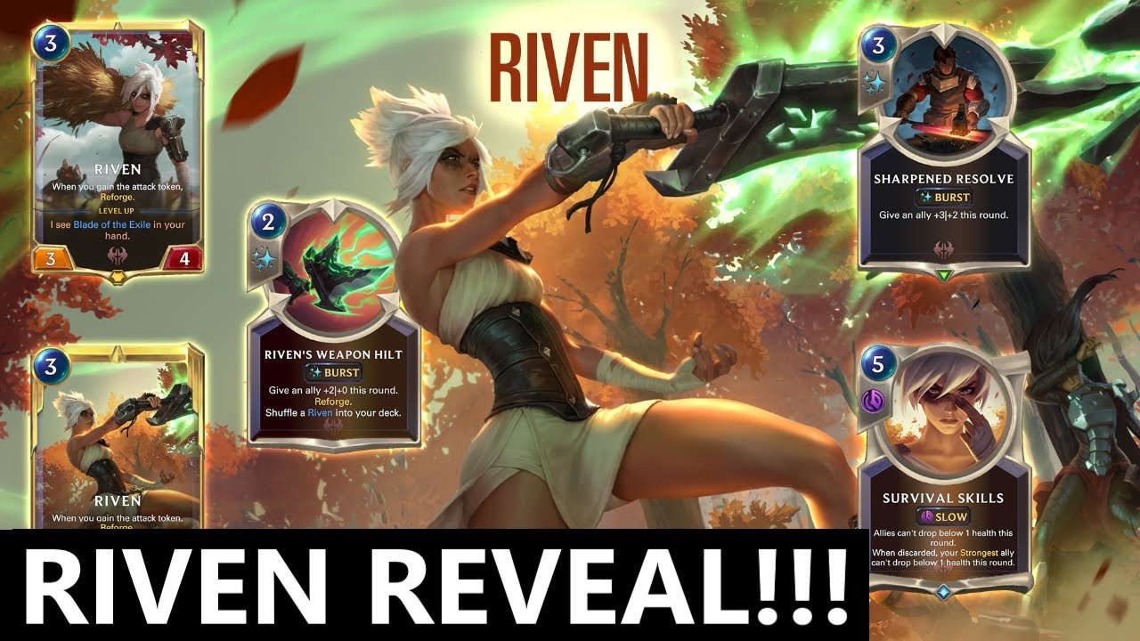 *RIVEN REVEAL* Legends of Runeterra New Cards | LoR | Legends of Runeterra New Expansion