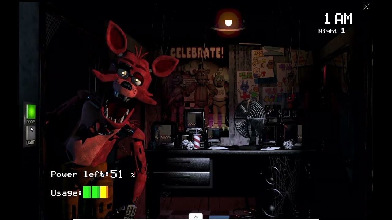 playing fnaf games on a website i found
