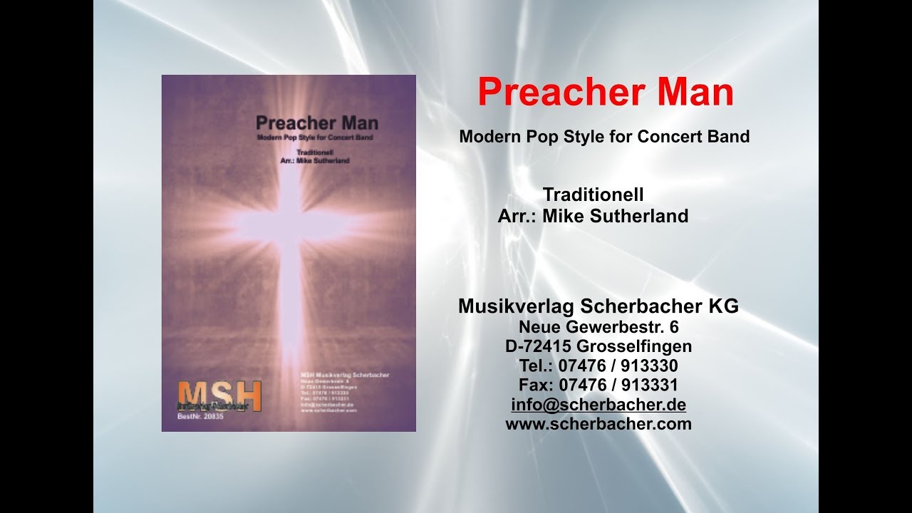Preacher Man | Musikverlag Scherbacher KG