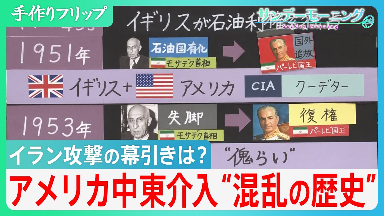 アメリカ中東介入“混乱の歴史” 政権を崩壊させては新たな戦火が... 混乱の連鎖は湾岸戦争、イスラム国、タリバンにまで　イラン攻撃の幕引きはどうなる？【サンデーモーニング】｜TBS NEWS DIG