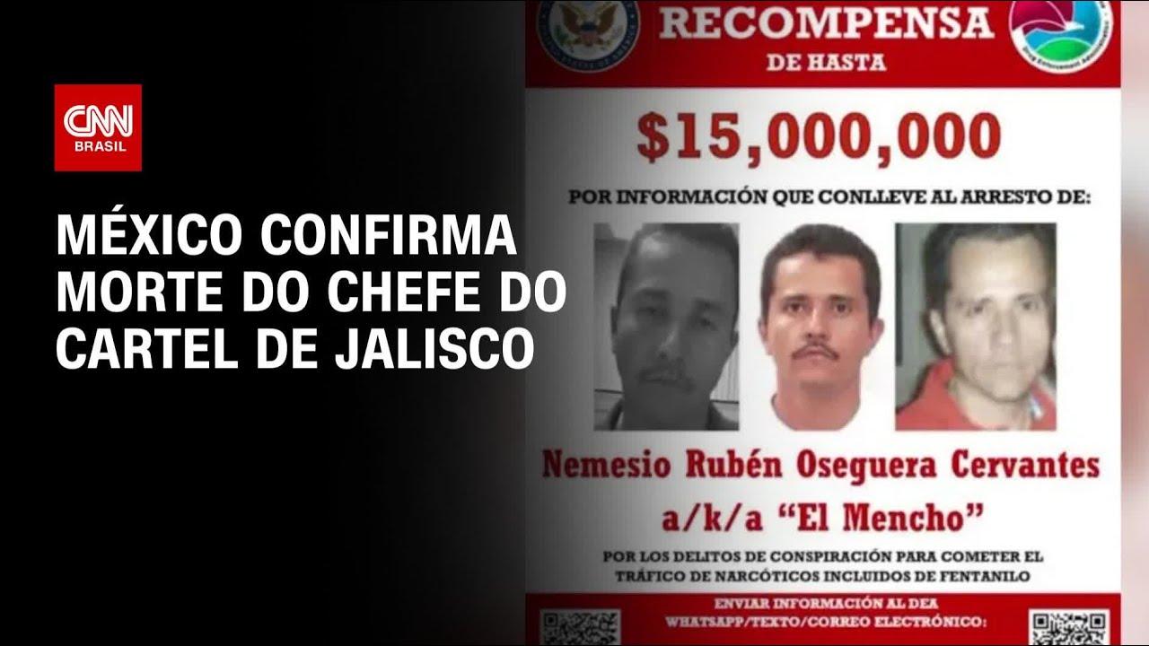 Chefe do cartel de Jalisco morre após operação militar no México | AGORA CNN