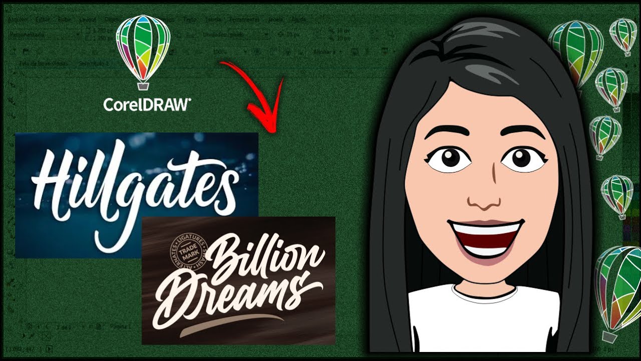 🟢 Corel Draw - 6 Fontes Incríveis para Suas Artes