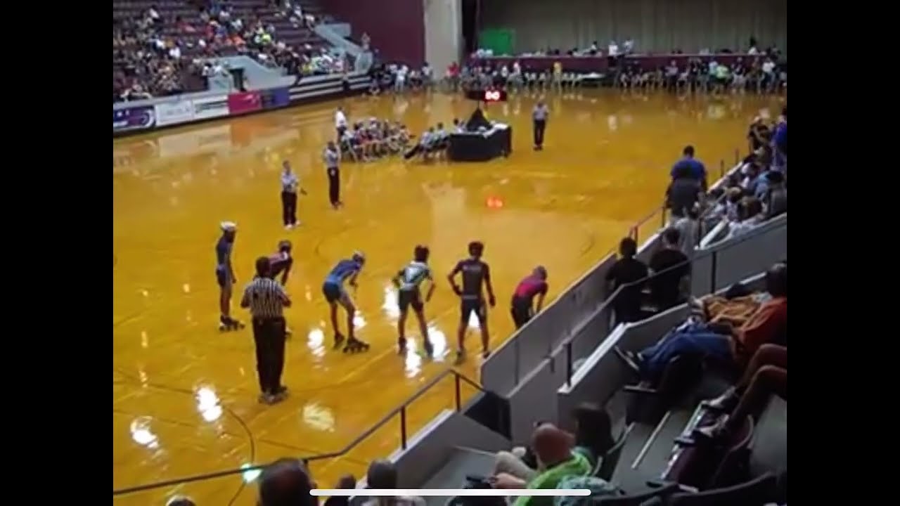 2010 Indoor Nationals 500m National Record Run Inline Speed Skating