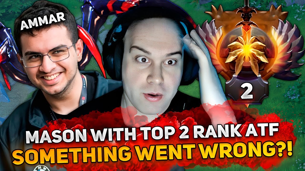 MASON on CLINKZ with TOP 2 RANK AMMAR_THE_F on BROODMOTHER! SOMETHING WENT WRONG?!