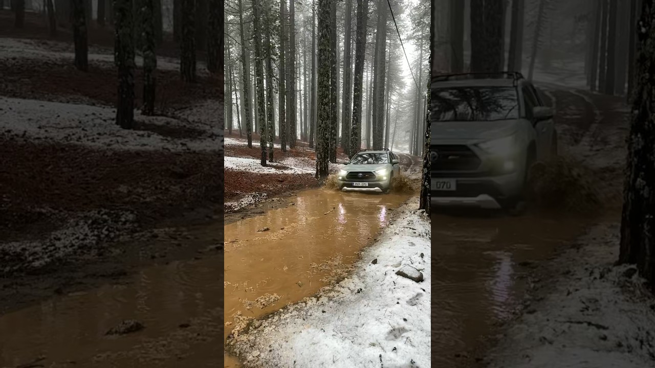 Toyota RAV4 Hybrid Adventure winter off road #toyota #adventure #rav4 #offroad #hybrid