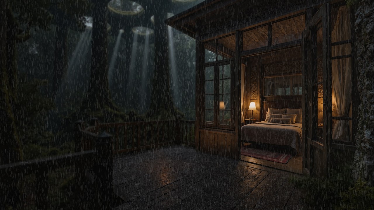 Атмосфера Лесного Дождя Для Глубокого Отдыха 🌧 (Без Рекламы) | Расслабляющее Asmr Для Глубокого Сна