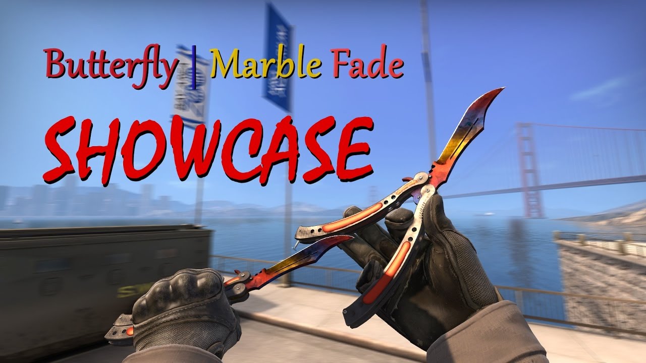 Butterfly Knife | Marble Fade - SPECTRUM CASE KNIFE (Showcase / Gameplay)