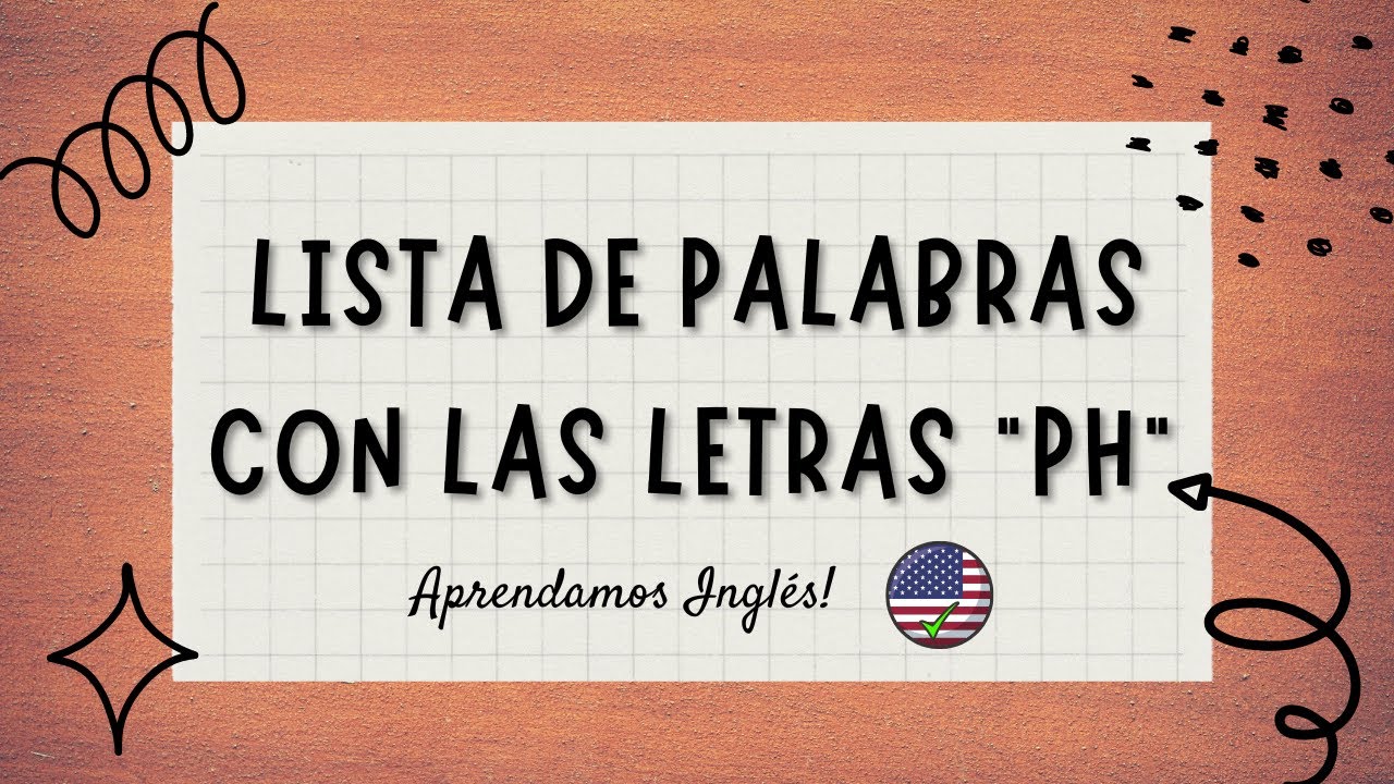 PALABRAS con las letras 