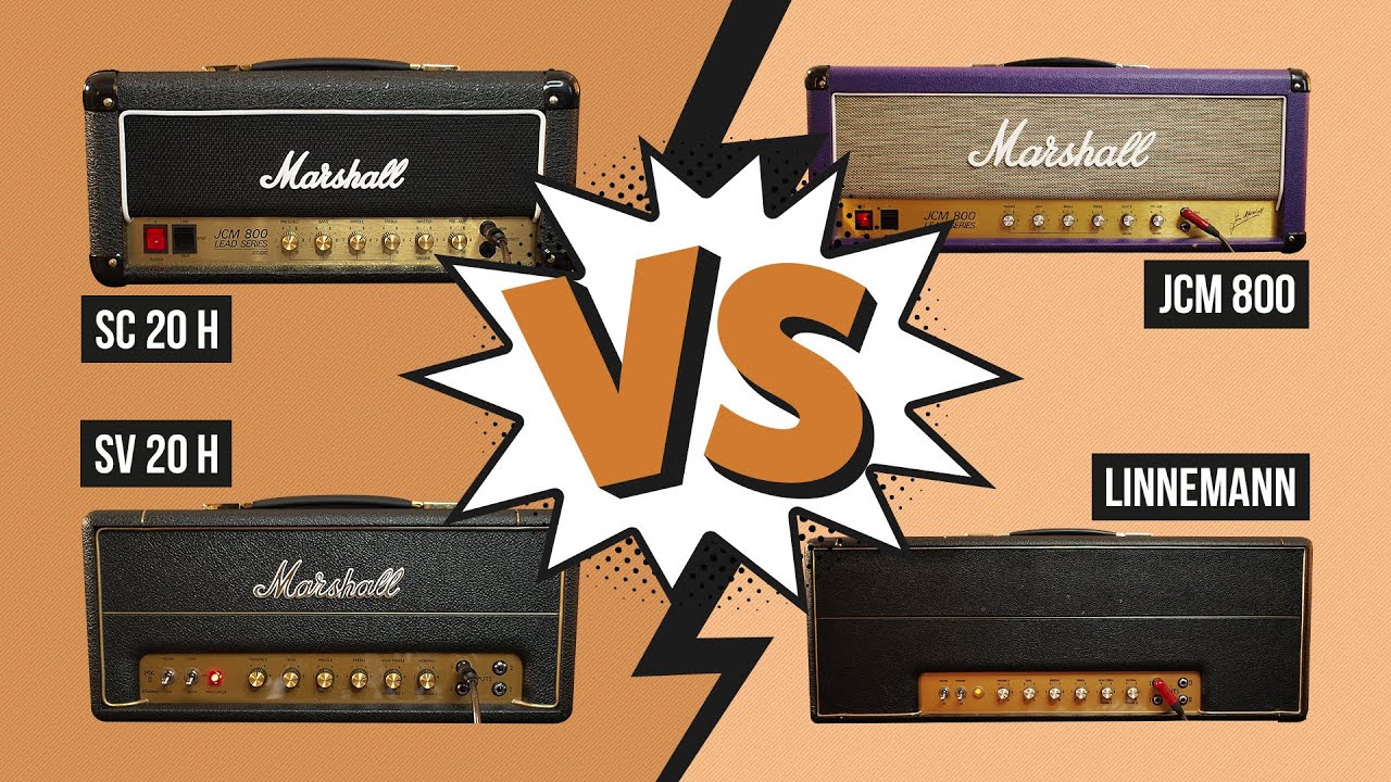 Comparison Marshall Studio -  20W vs. Original 100W - Sound Demo (no talking)
