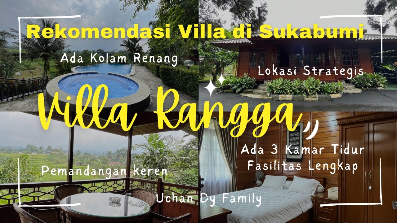 REKOMENDASI PENGINAPAN DI SUKABUMI | VILLA RANGGA | ADA KOLAM RENANG | VILLA MURAH