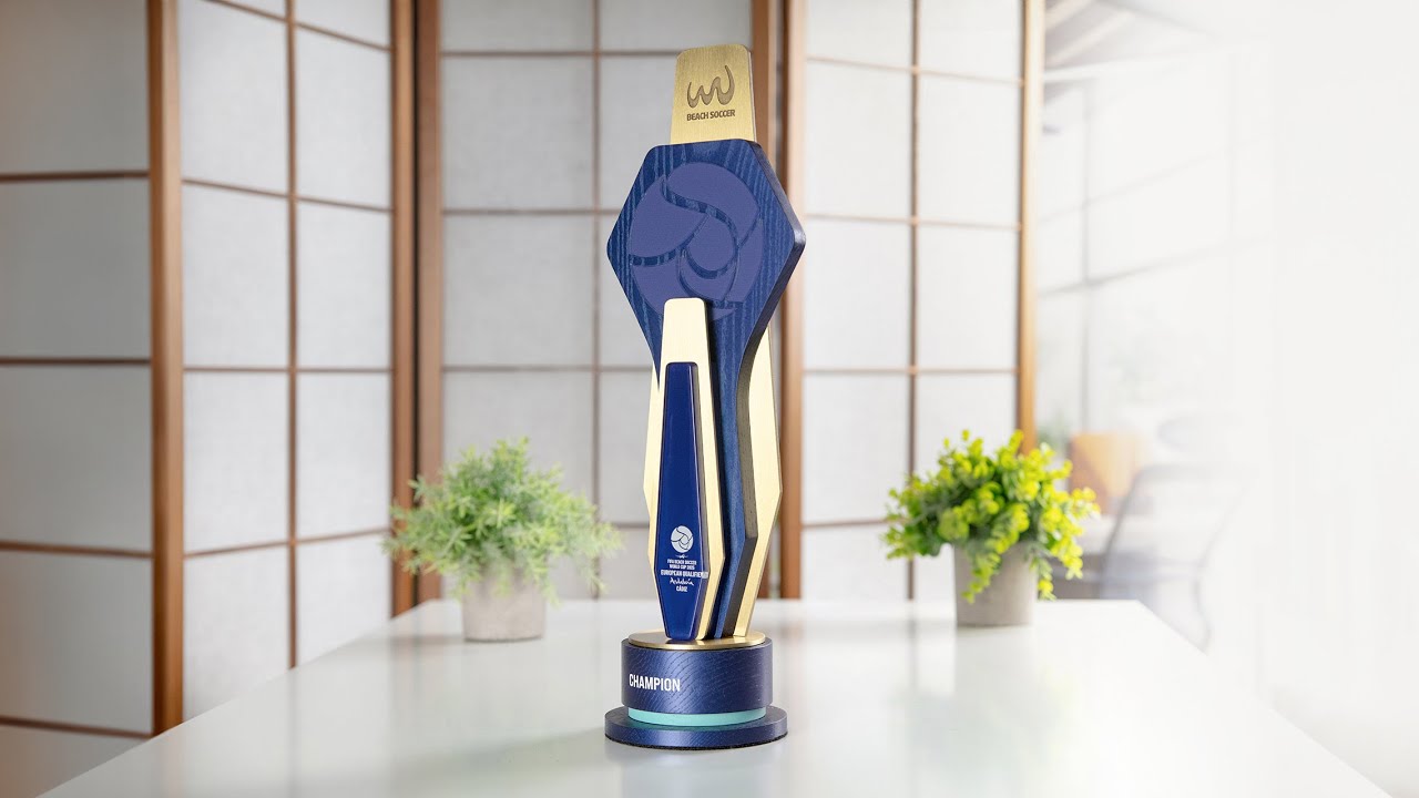 Custom award produced for the FIFA Beach Soccer World Cup