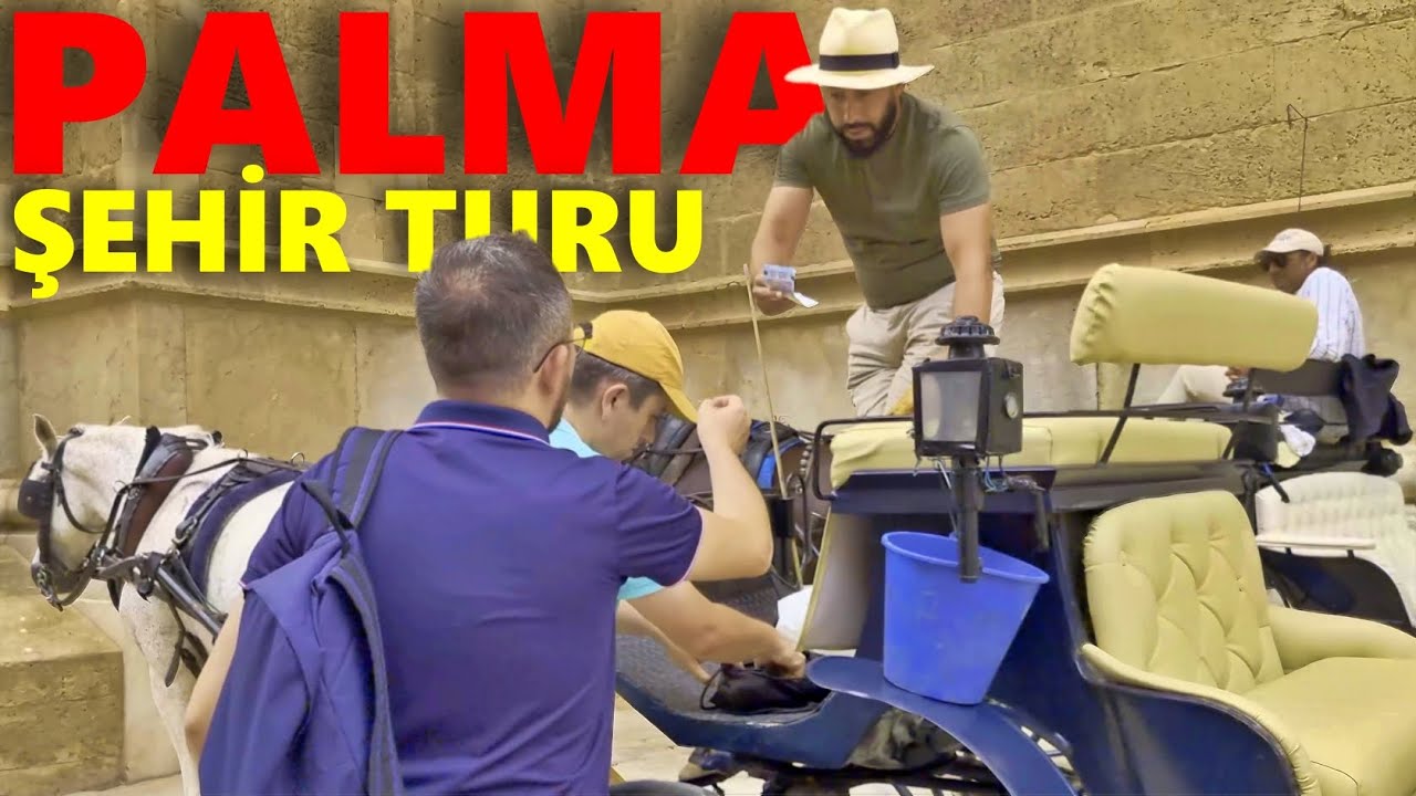 Saraya Giremedik, Faytonla Şehir Turu Yaptık! İspanya, Palma de Mallorca Vlog | 2. B&ouml;l&uuml;m