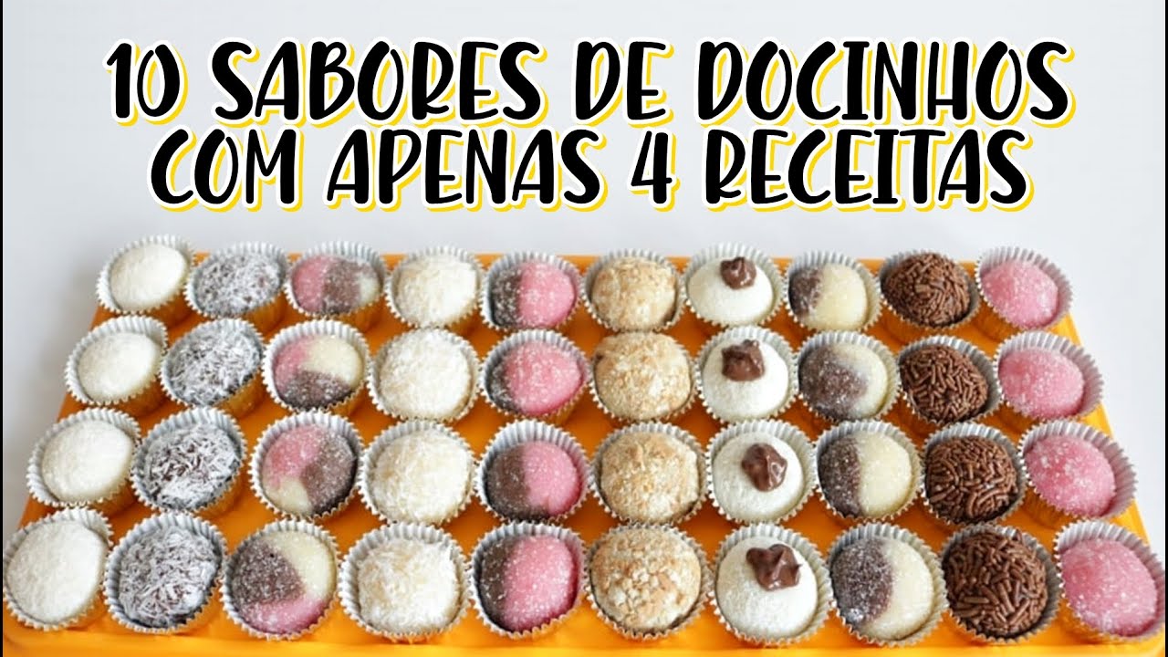 Docinhos de Festa: 10 Tipos com 4 Receitas | Receita Completa