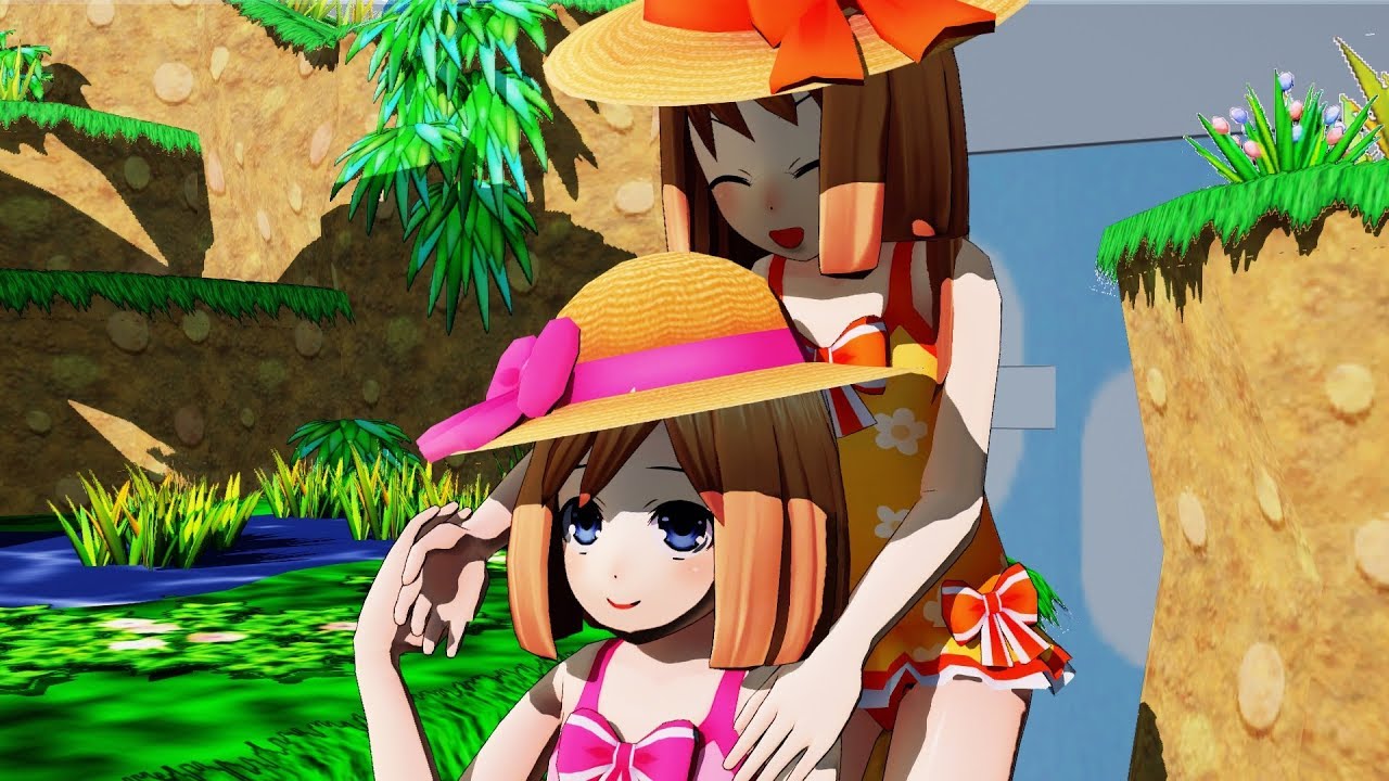 【ネプテューヌ MMD】ロムラム! DEEP BLUE TOWNへおいでよ!