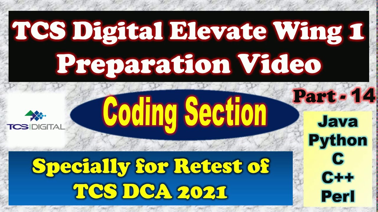 coding questions for tcs digital | tcs digital capability assessment 2021 coding questions |