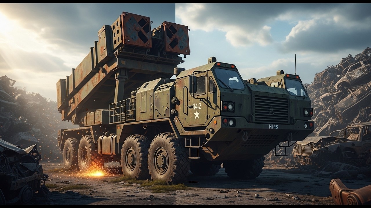 Abandoned M142 HIMARS Rocket Launcher Found in a Scrap Yard – Full Restoration