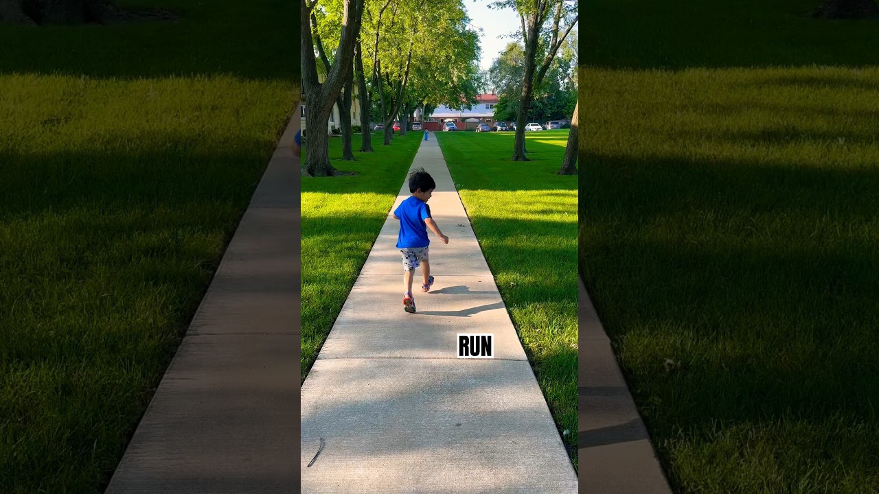 Kid Running so FAST!!! 🩵 #shorts #cute #kids #play #run