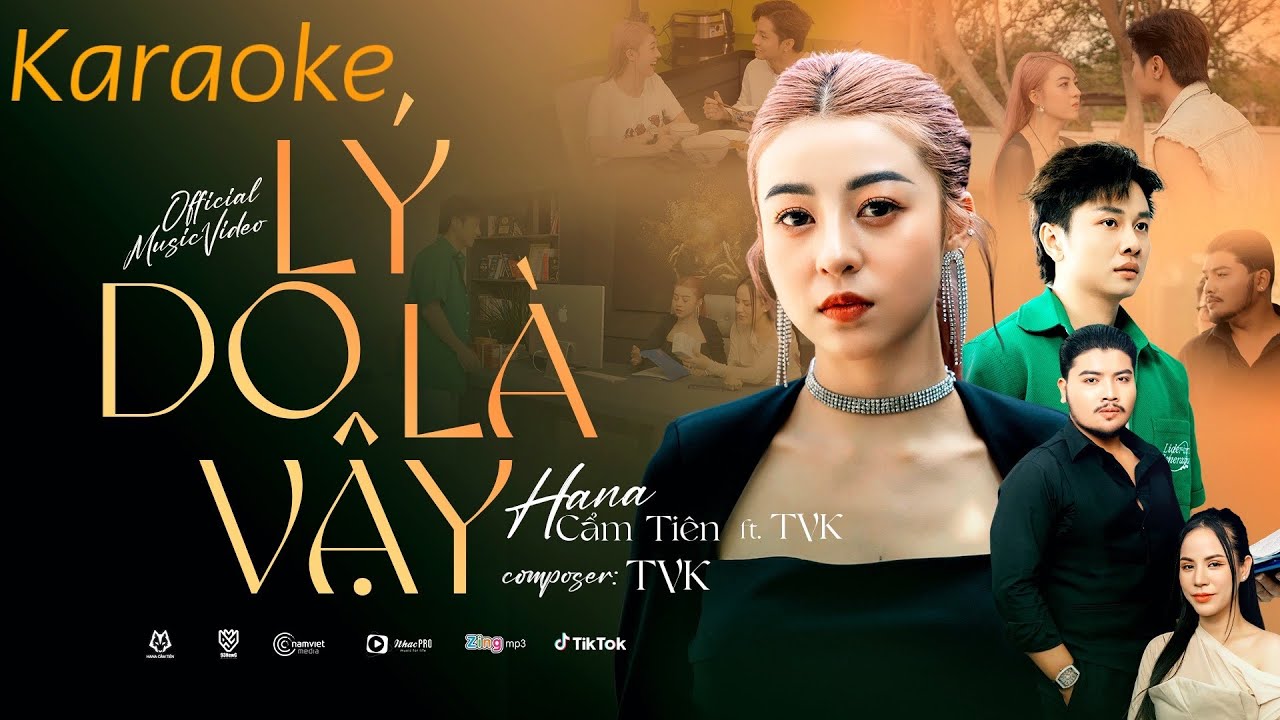 KARAOKE BEAT GỐC || LÝ DO LÀ VẬY - HANA CẨM TIÊN FT TVk || BEAT GỐC CÓ BÈ TONE NỮ