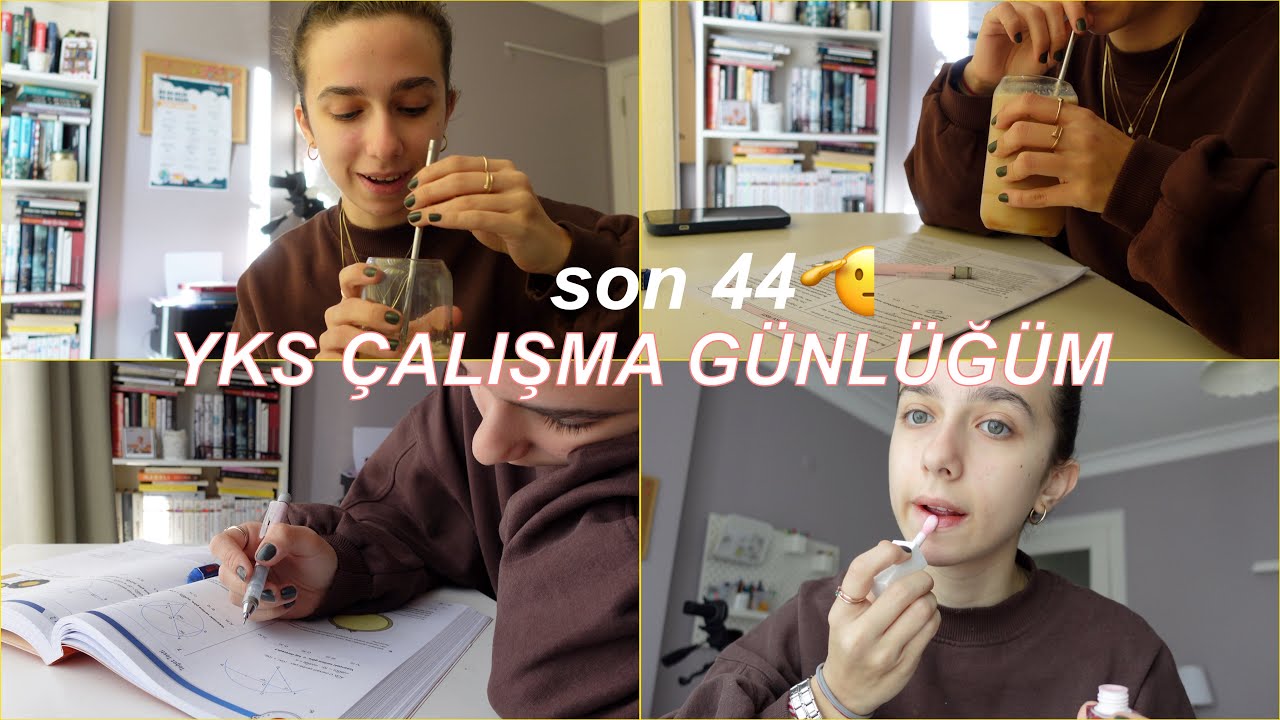 YKS ÇALIŞMA GÜNLÜĞÜM | son 45 gün kala nasıl çalışıyorum? dolu dolu 6 saat ⏰