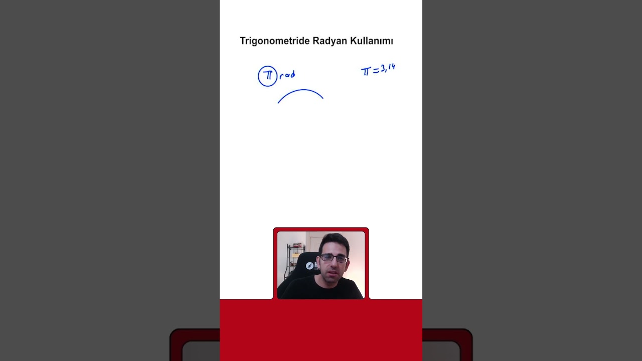 Shorts 38 - Trigonometride Radyan Kullanımı #shorts
