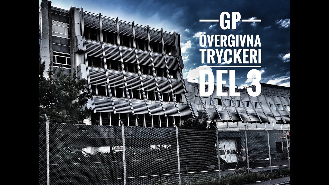Övergivna GP tidningshus del 3. Övergivna platser Sverige.