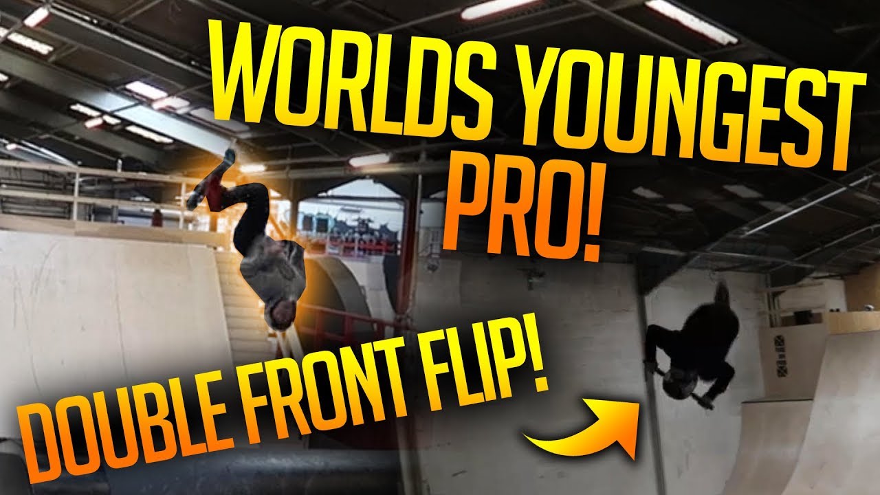 ❌WORLDS YOUNGEST PROFESSIONAL❌ Double Front Flip | FT Jordan Clark and Charley Dyson!