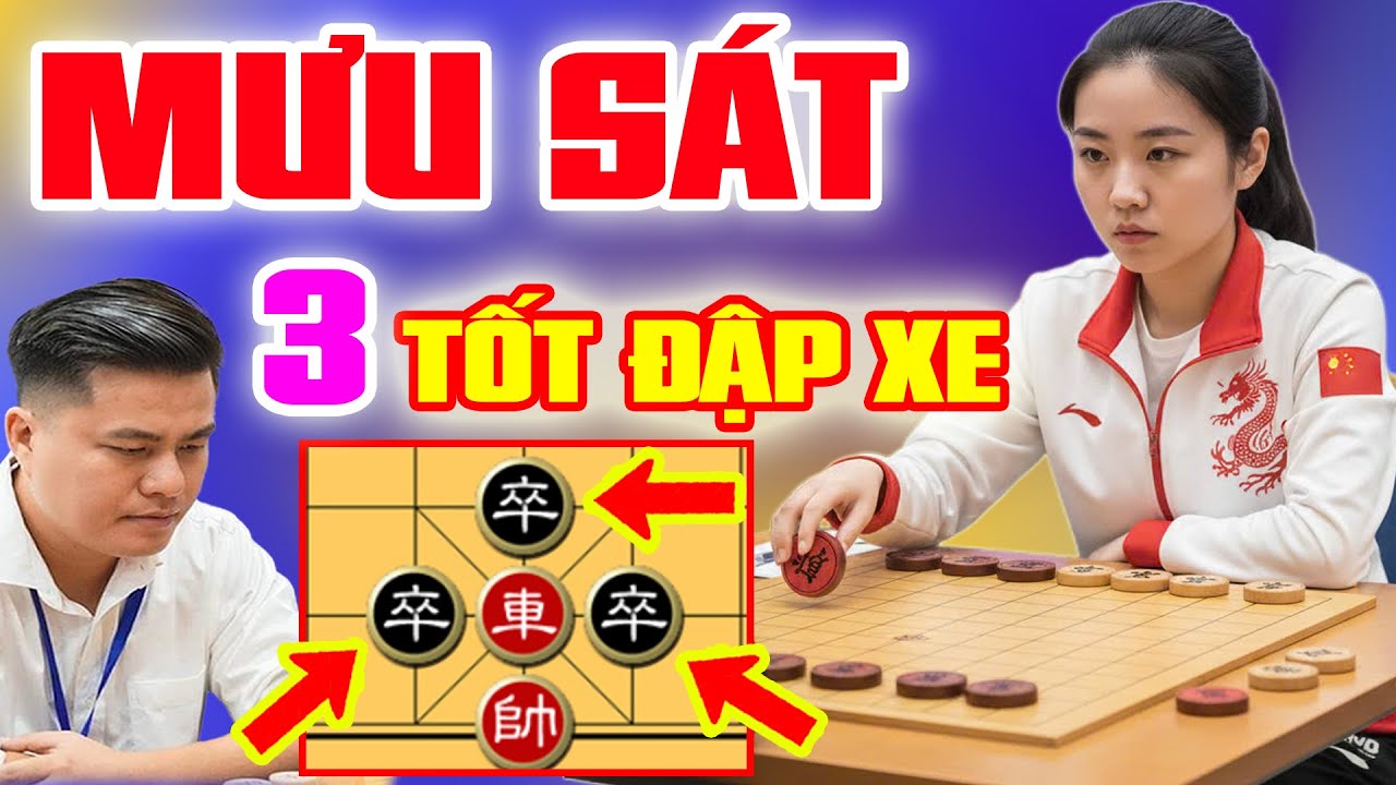 🔴 CỜ TƯỚNG | MƯU SÁT 3 TỐT ĐẬP XE, LẠI LÝ HUYNH VS LINH LUNG