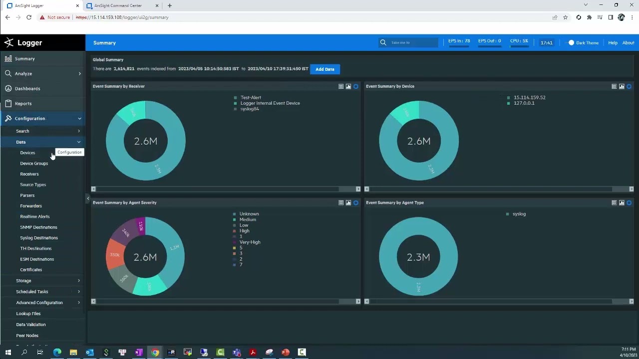 ArcSight Logger: How to Add ESM Destination into Logger