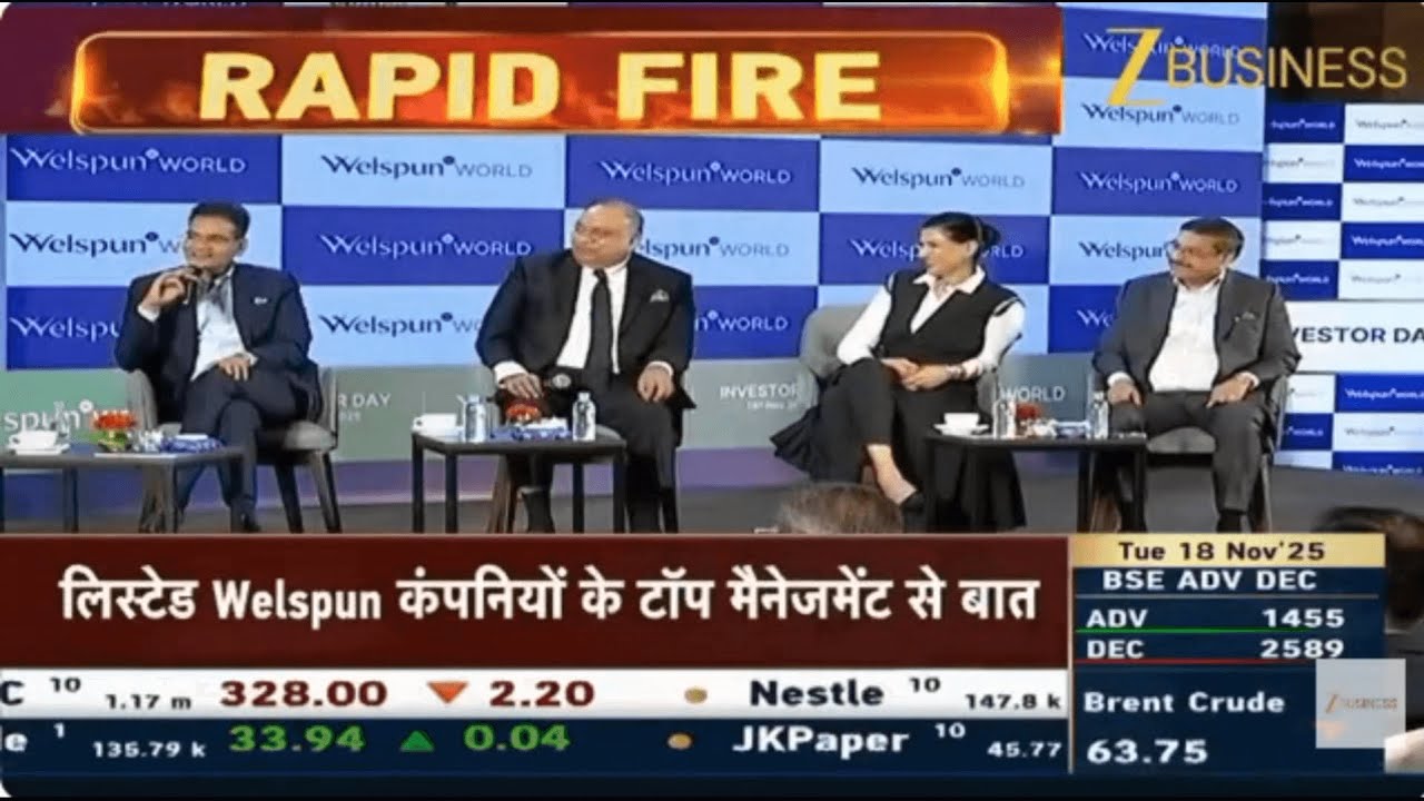 Welspun World’s top management in an interview with Zee Business