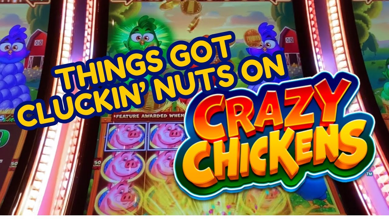 First Win On Crazy Chickens Slot Machine! It Was Clucking Nuts!