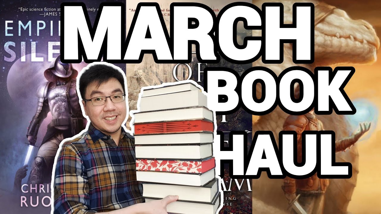 My March 2022 Book Haul! (Sun Eater, Orbit Books, Self-Pub Fantasy Books, and an Illumicrate Box)