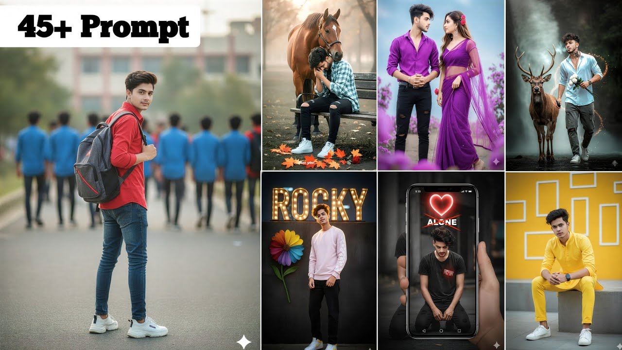 NEW 45+ INSTAGRAM TRENDING AI IMAGES EDITING PROMPT 🔥 || VIRAL TRENDING PROMPT