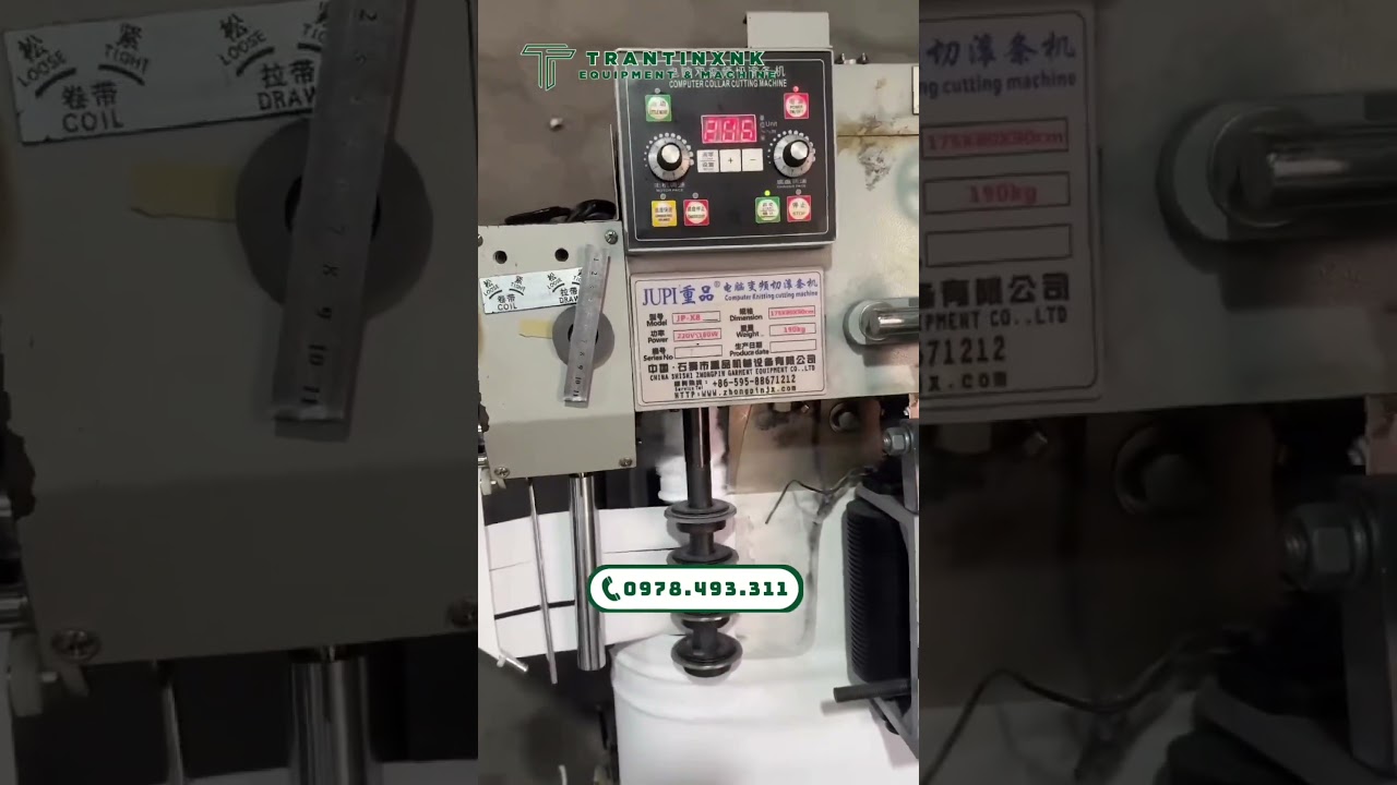 M&aacute;y cắt băng viền dạng ống tự động #ThiếtBịNg&agrave;nhMay #M&aacute;yTựĐộng #XuongMay #maycatvai
