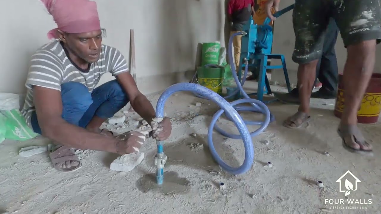 Injection grouting waterproofing procedure II Pressure Grouting #injectiongrouting #fourwalls