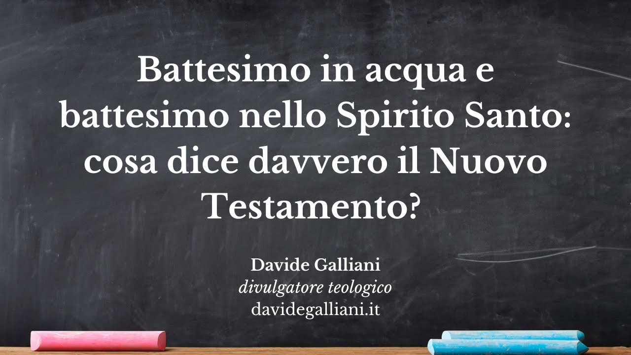Battesimo in acqua e battesimo nello Spirito Santo: cosa dice davvero il Nuovo Testamento?