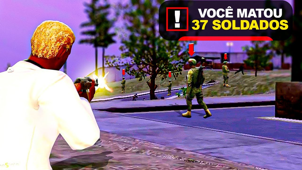 😲 INVADI E ENFRENTEI O EXÉRCITO SOZINHO NO ONE STATE RP