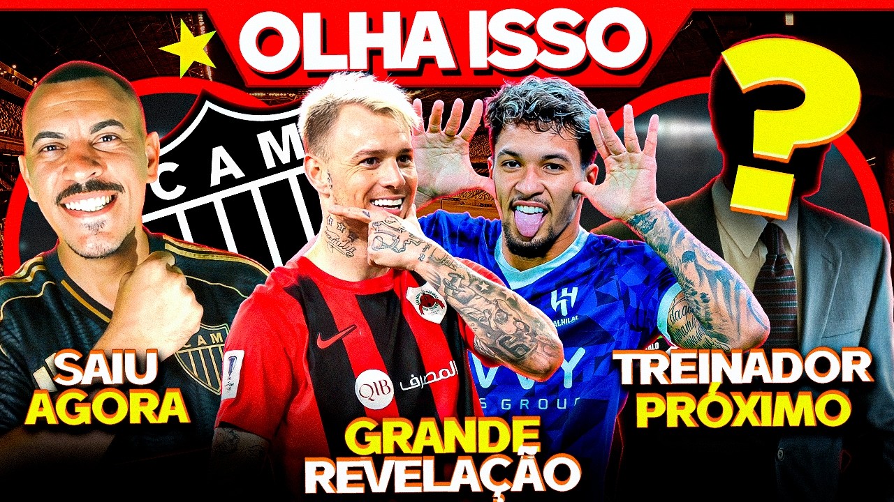 TREINADOR CHEGANDO! ROGER GUEDES E MARCOS LEONARDO? NOTÍCIA QUENTE DO GALO