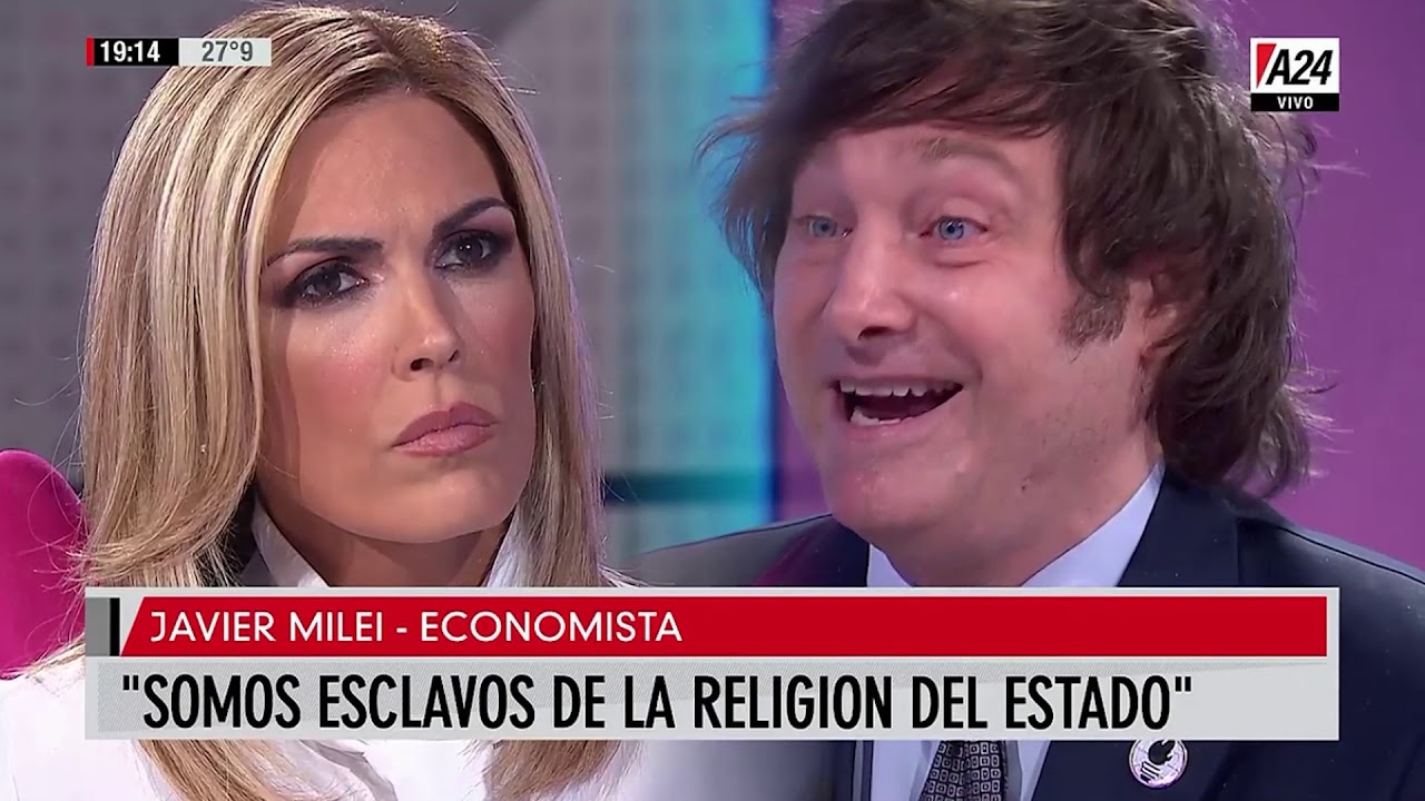 Milei con Viviana Canosa en A24 1/3/2021
