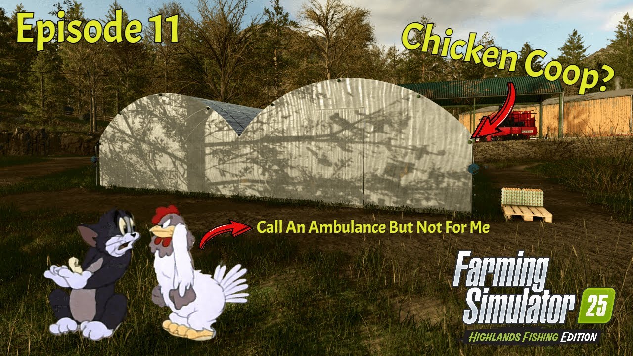 CHICKENS ARE HERE | Farming Simulator 25 - Kinlaig | Episode 11