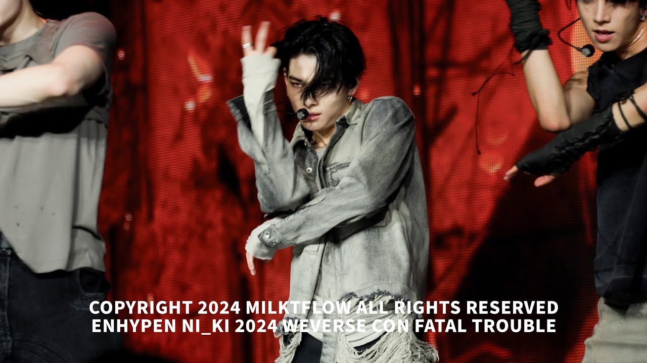 240616 “Fatal Trouble” weverse con 2024 ENHYPEN NI-KI fancam 엔하이픈 니키 직캠